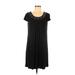 AB Studio Casual Dress - Shift: Black Dresses - Women's Size Medium