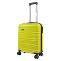 Rocklands London Lightweight 4 Wheel Hard Shell PC Luggage Suitcase Ryanair Cabin Travel Bag 55x40x20 cm - PC30 (Sulfur Yellow)