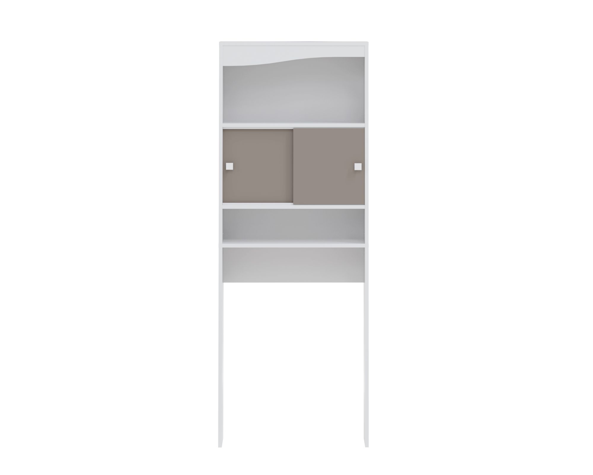 TemaHome »Wave« Badezimmerschrank Taupe 64x177x19 cm