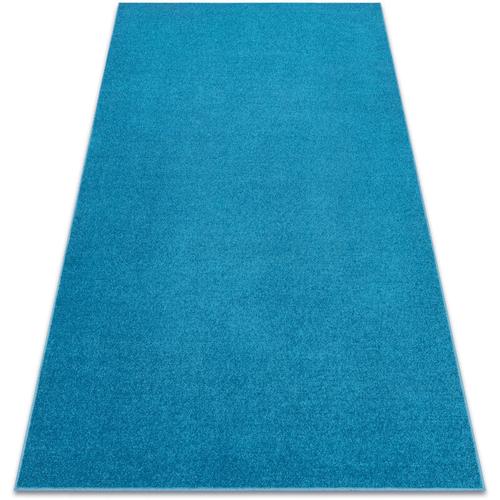 Teppich, Teppichboden eton türkis blue 100×300 cm