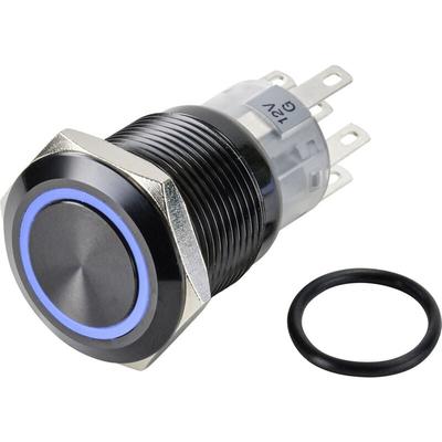 Tru Components - TC-9428176 LAS1-AGQ-22E/B/12V/A Drucktaster 250 v/ac 3 a 2 x Aus/(Ein) tastend Image