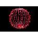 The Holiday Aisle® 120 Net Lights, Steel in Red | 20 H x 20 W x 20 D in | Wayfair 908493D595DD4AA5894AD7C1DB226B26