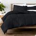 Bare Home 1800 Premium Microfiber Bed-In-A-Bag Polyester/Polyfill/Microfiber in Black/Blue/Brown | Wayfair 653590699743