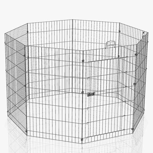 Ferplast Freigehege 8-eckig, Größe M: 8 Elemente à B57xH76,5cm Kleintier