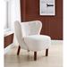 Zusud child Accent Chair in White Teddy Sherpa for Living Room