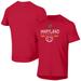 Men's Under Armour Red Maryland Terrapins Baseball Icon Raglan Performance T-Shirt