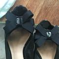 Kate Spade Shoes | Kate Spade Patent Peep Toe Felice Flats In Original Box | Color: Black | Size: 6