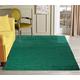 HMWD Emerald Modern Plain Large/Medium Shaggy Area Rugs Non-Shedding Deep Pile Livingroom Bedroom Hallway Floor Carpet Runner Mat (160x230 cm)