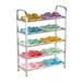 Latitude Run® Multilayer 10 Pair Shoe Rack Metal in Gray | 31.49 H x 23.62 W x 9.05 D in | Wayfair 387ED972581F42DFB5CE920D0CA59A65