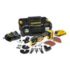 Multi-Cutter DEWALT Sans Fil 18V 2.0Ah Li-Ion Sans Charbons + 32 Accessoires Coffret T-STAK