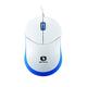 Serioux Mouse Rainbow 680, Optical, 1000dpi, White/Blue, ambidextrous, Blister, Mini, USB