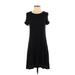 Gap Casual Dress - A-Line: Black Solid Dresses - Women's Size X-Small