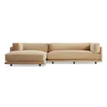 Blu Dot Sunday Small Sofa with Chaise - SN1-RSMCHL-CV
