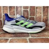 Adidas Shoes | Adidas Solar Boost Men's Road Running Shoes Sz 14 S42995 Gray Green Blue | Color: Gray/Green | Size: 14