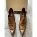 Michael Kors Shoes | Michael Kors Low Ankle Flat Brown Luggage Leather Booties Designer W/ Box 9 | Color: Brown | Size: 9