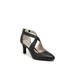 Women's Giovanni Iii Pumps And Slings by LifeStride in Black Fabric (Size 9 1/2 M)