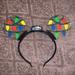 Disney Accessories | Disney Parks Happy Holidays Light Up Christmas Lights Mickey Ears Headband | Color: Black | Size: Os