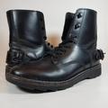 Coach Shoes | Coach Combat 5 Eye 2 Hook Triple Black Leather Boot Men's Size 11.5 D G1568 Rare | Color: Black | Size: 11.5