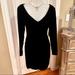 J. Crew Dresses | J. Crew Women’s Blk Long Sleeve Velvet Fitted Dress Sz S | Color: Black | Size: S