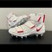 Nike Shoes | Nike Ohio State Pe Force Savage Elite 2 Td Football Cleats White Size 15 | Color: Red/White | Size: 15