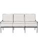 Seneca Patio Sofa Metal in Black/Gray/White Coastal Living™ by Universal Furniture | 35 H x 74 W x 32 D in | Wayfair U012100