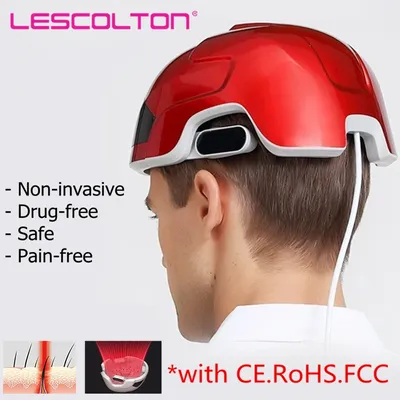 Lescolton – casque Laser Anti-chute de cheveux traitement contre la repousse des cheveux avec