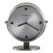 Howard Miller® Glen Analog Metal Tabletop Clock in/Satin Nickel/Black Metal in Gray | 9 H x 8.5 W x 4.25 D in | Wayfair 635241