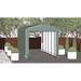 ShelterLogic 10 Ft. W x 22.5 Ft. D Garage Metal in Green | 122.41 H x 119.63 W x 270.72 D in | Wayfair SQAACC0104C01002310