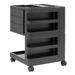 Studio Designs Kubx Pro Mobile Rotating 4-Sided Storage Organizer - 18" W x 18" D x 26" H