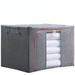 Latitude Run® Storage Box Steel Frame Finishing Box Clothing Sundries Storage Box On Both Sides Of Visual Waterproof Smell Free Fabric | Wayfair