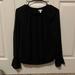 Nine West Tops | Long Sleeve Black Blouse | Color: Black | Size: S