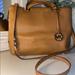 Michael Kors Bags | Michael Kors Cross Body Back Caramel Brown Leather Large Purse | Color: Tan | Size: Os