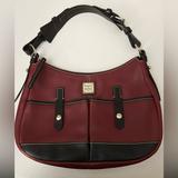 Dooney & Bourke Bags | Dooney & Bourke Burgundy Front Pocket Shoulder Bag | Color: Brown/Red | Size: 9.5” X 12.5” X 2.5”