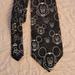 Disney Accessories | Mickey Mouse Tie Black And White Mens Tie | Color: Black/White | Size: 57 Inches