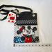 Disney Bags | Disney Mickey & Minnie Cross Body Purse | Color: Black/White | Size: Os