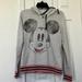 Disney Tops | Disney Parks Mickey Mouse Classic Pullover Hoodie | Color: Gray/Pink | Size: M