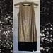 Michael Kors Dresses | Michael Kors - Black / Gold Sequin - Cocktail Dress - Size 6 | Color: Gold | Size: 6