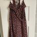 American Eagle Outfitters Dresses | Large American Eagle Black Floral Racer Back Dress | Color: Black | Size: L