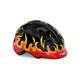 MET - Hooray Children's Cycling Helmet In Black / Flames Size Extra Small (46-52 cm)