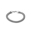 TreasureBay Men's Bracelets - 925 Sterling Silver Bali Style Chain Bracelet for Men Length 20cm and 21.5cm (23)