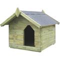 Helloshop26 - Niche de jardin avec toit ouvrant 75 x 78 x 65 cm bois de pin imprégné - Bois