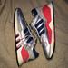 Adidas Shoes | Adidas Micropacer Silver/Red/Blue Running Athletic Shoes | Color: Blue/Silver | Size: 9