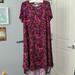 Lularoe Dresses | Lularoe Carly | Color: Orange/Purple | Size: Xl