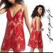 Free People Dresses | New Free People Night Shimmers Mini Dress. Size 8. Color Red | Color: Red/Tan | Size: 8