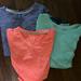 Under Armour Tops | All 3 Underarmour Heatgear T-Shirts Together For Price | Color: Blue/Orange | Size: S