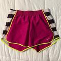 Nike Shorts | Nike Dry Fit Burgundy Shorts With Detailed Sides | Color: Black/White/Yellow | Size: S