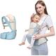 Baby Carrier, Ergonomic Hip Seat, Adjustable Multifunction Cotton Silica Gel Stool surfac Baby Carrier, Detachable Seat Baby Carrier, Lightweight and Breathable (Color : Blue)