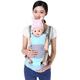 Baby Carrier Hip Seat Ergonomic Hipseat Baby Carrier Detachable Breathable Hip Seat for Novice Mom & Dad，0 to 36 Months (Color : Blue)