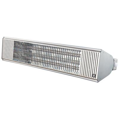Aura Carbon Stainless Steel Carbon Fiber Electric Infrared Heater with Remote - 208/240V, 4000W