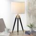 Iggy 20 1/4" High Black Accent Tripod Table Lamp